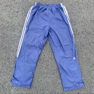 Vintage Adidas Blue Stripe Sweatpants
